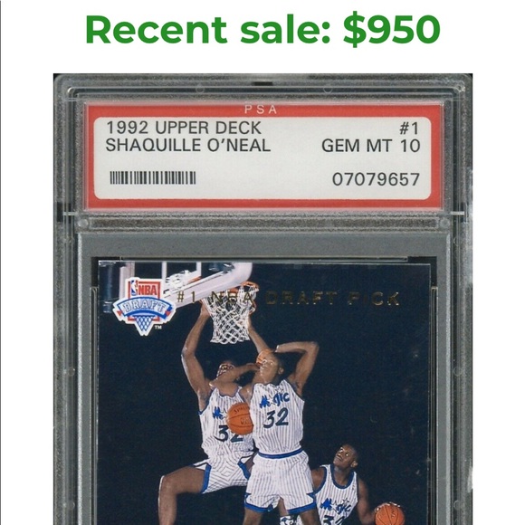 Shaquille O’ Neal Rookie Card! MINT! RARE! - Picture 3 of 3